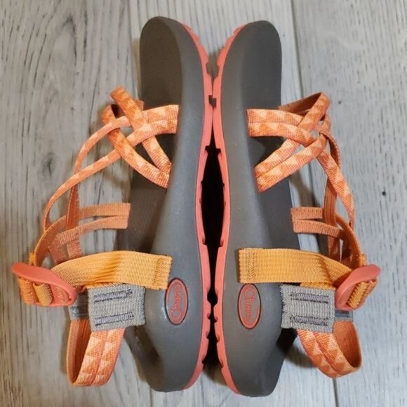 Chaco Strappy Sandals Shoes Orange Adjustable Strap Women's WOMAN'S Size 7 - Picture 10 of 16